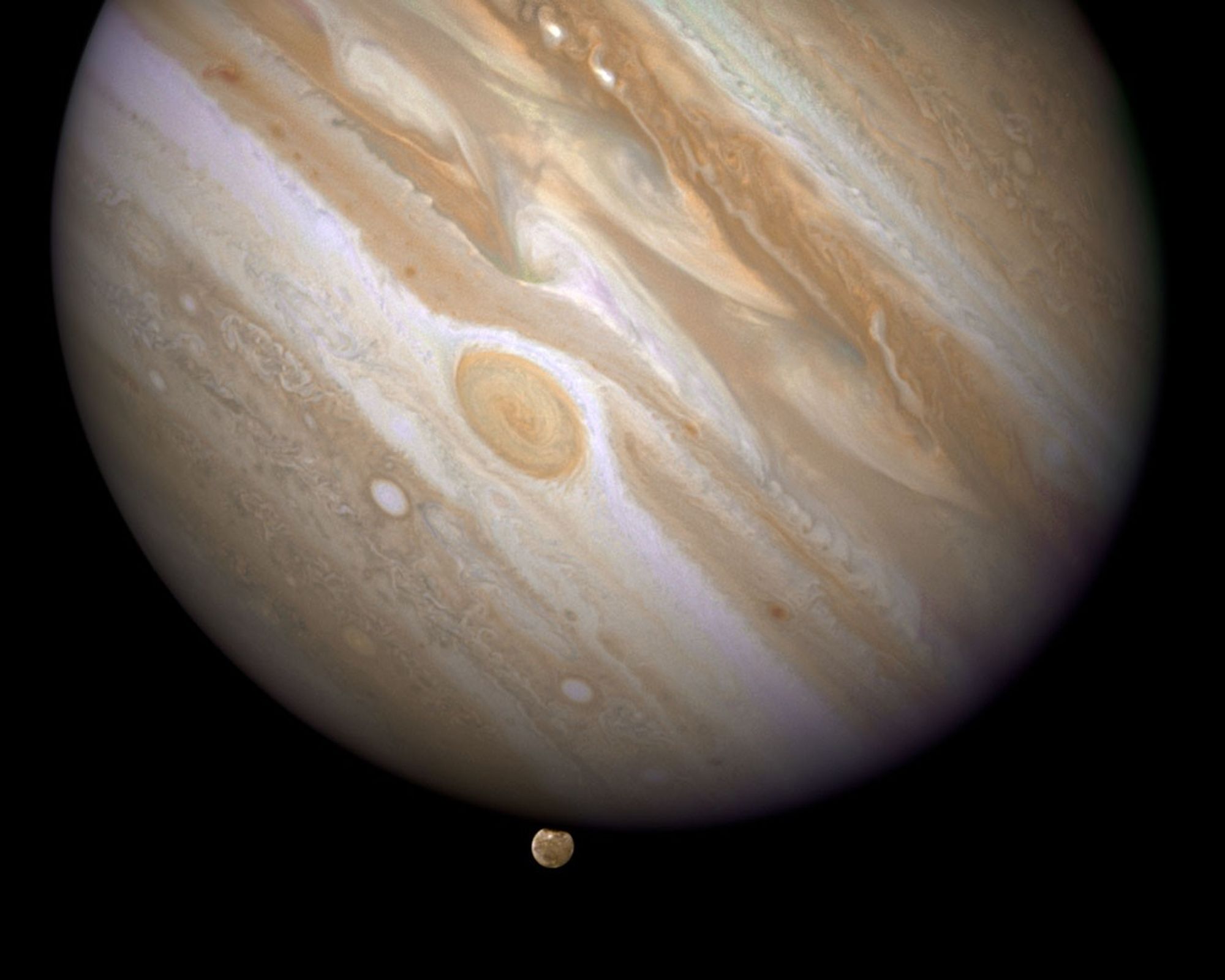 Constituent Image for Jupiter/Ganymede Compass and Scale Image