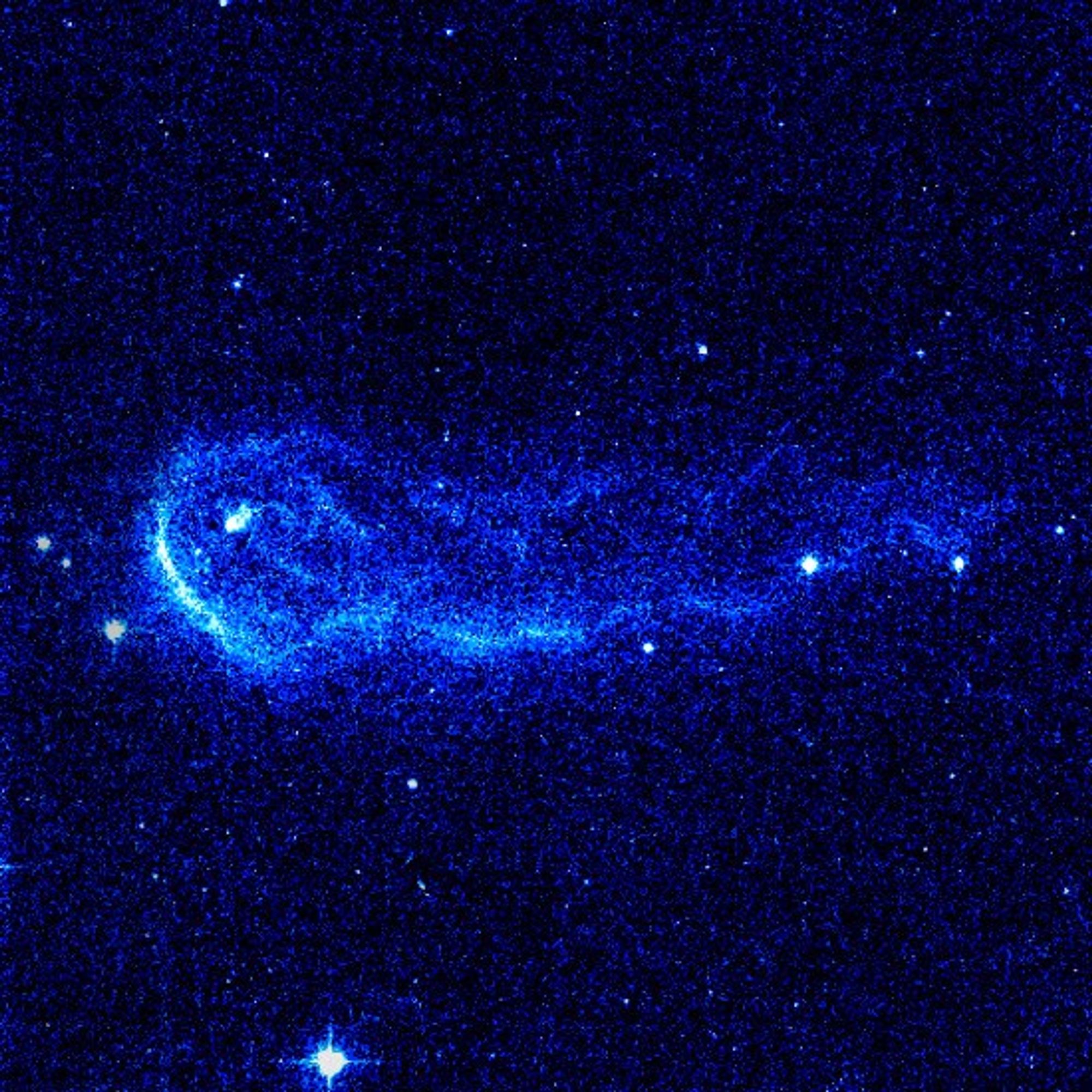 Hubble Image of Stellar Bow Shock (3 of 4)