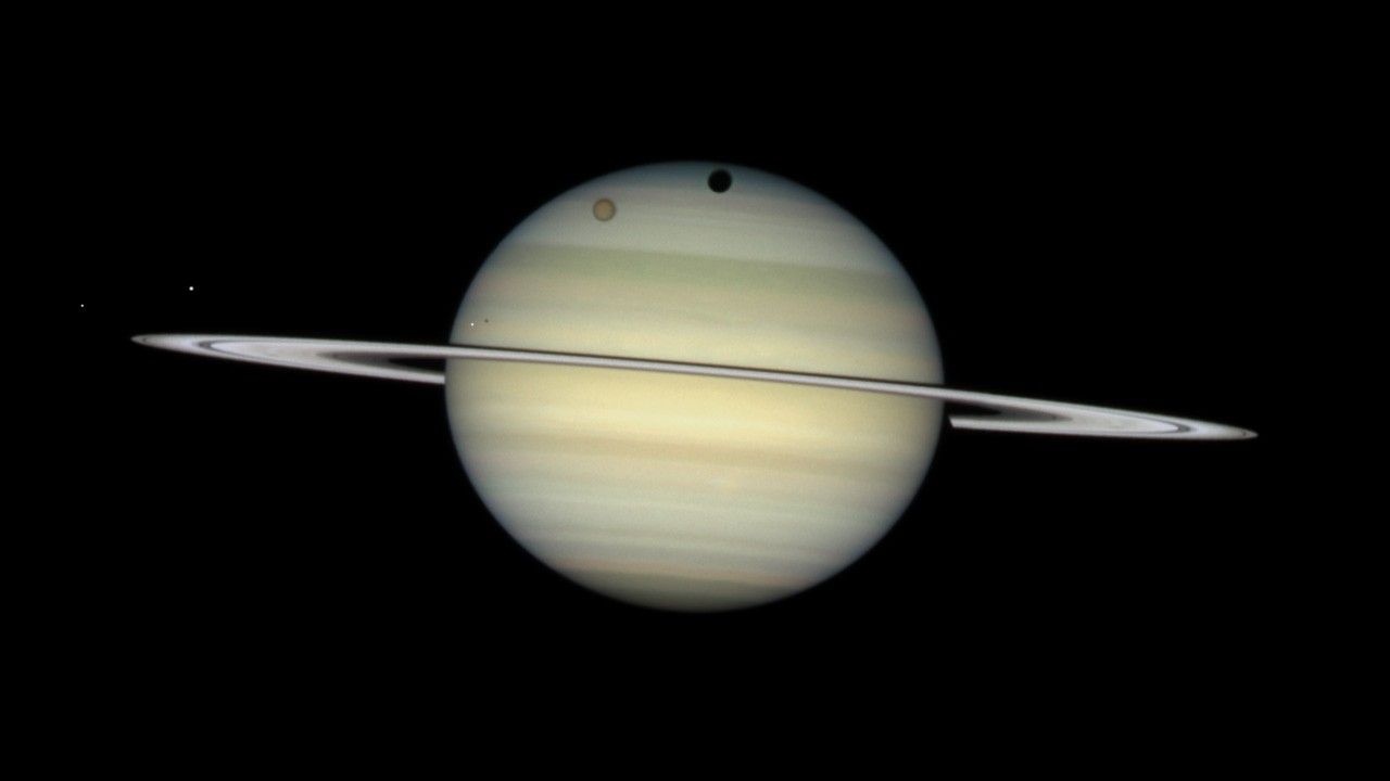 Saturn Quadruple Transit Science Visualization