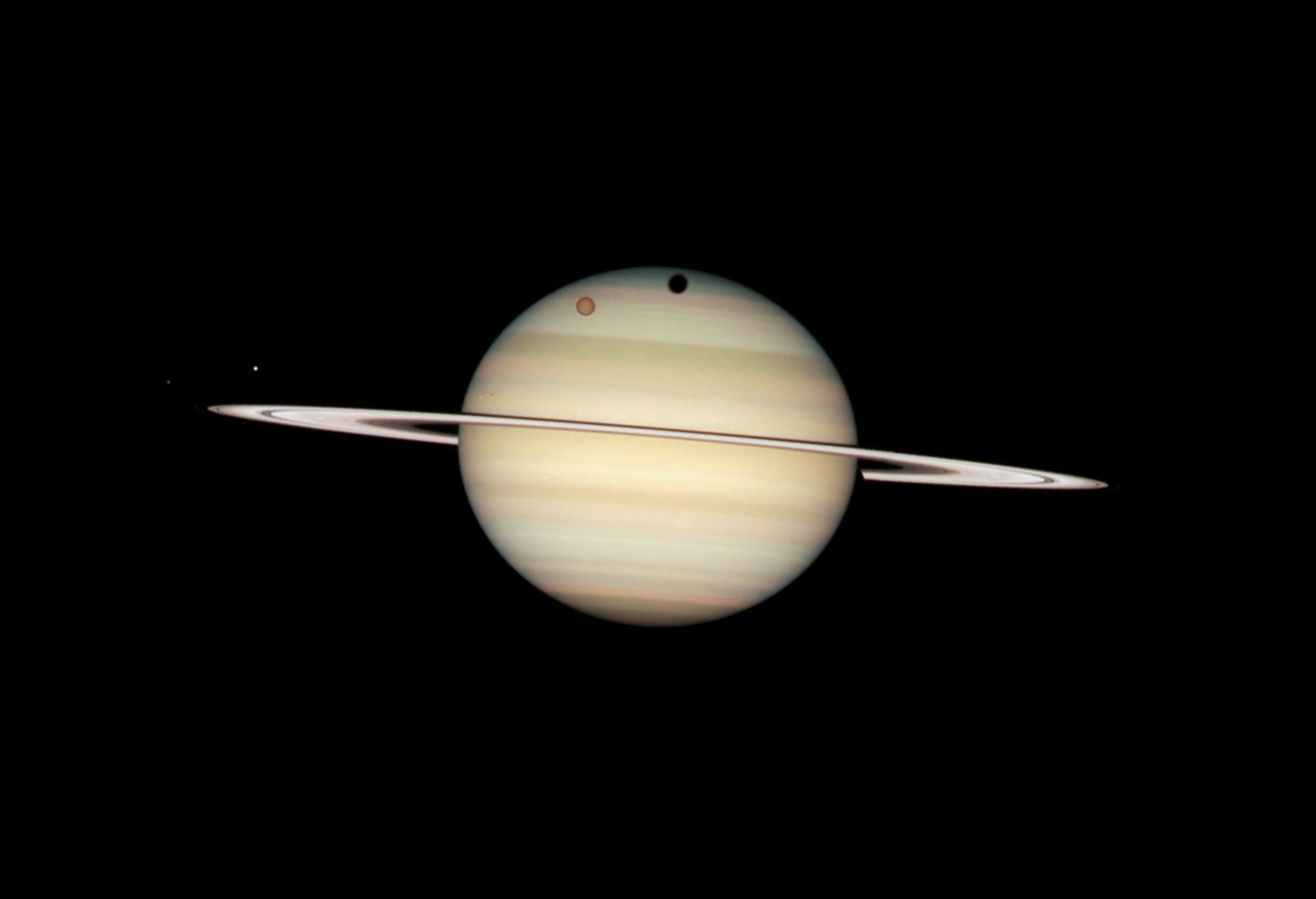 HST Image of Saturn: February 24, 2009 12:12 UT