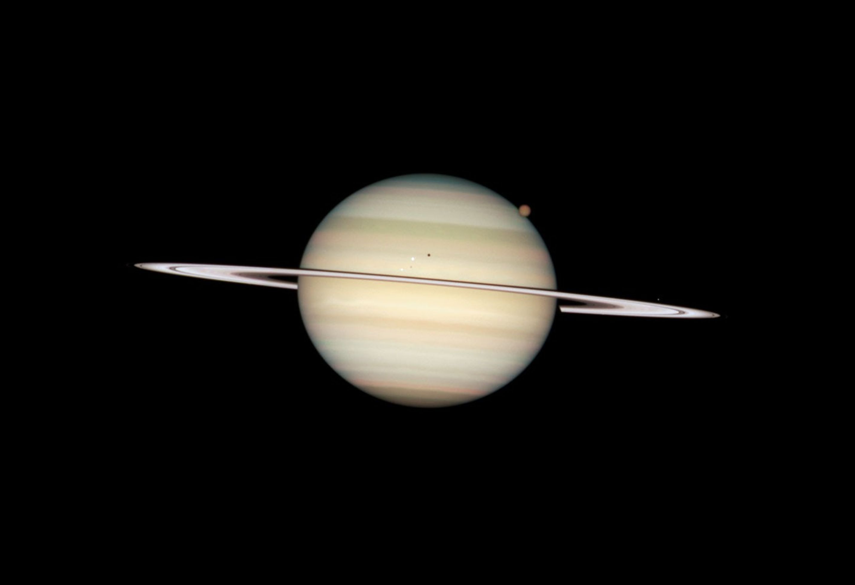HST Image of Saturn: February 24, 2009 15:27 UT