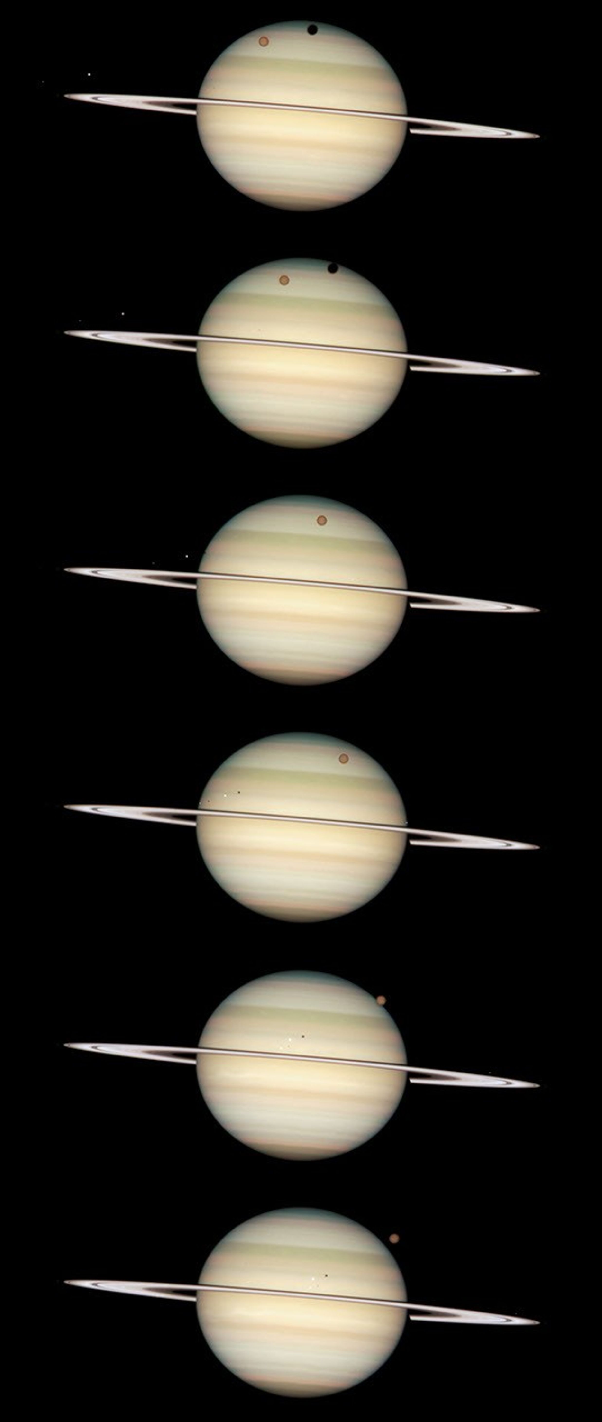 Photo Sequence of Saturn: February 24, 2009