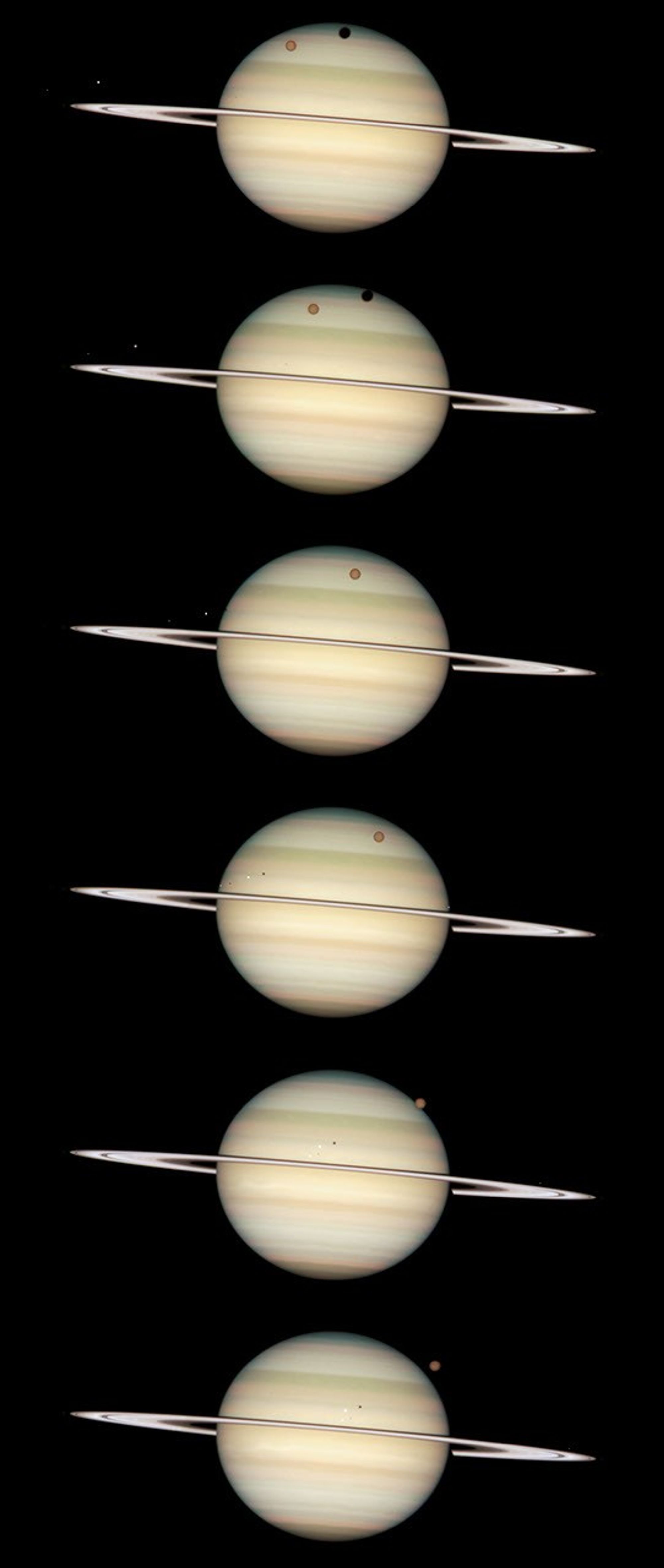 Photo Sequence of Saturn: February 24, 2009