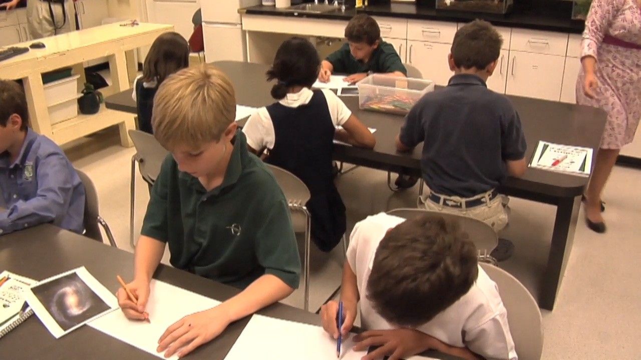Hubble Images Inspire Student Creativity at Odyssey School