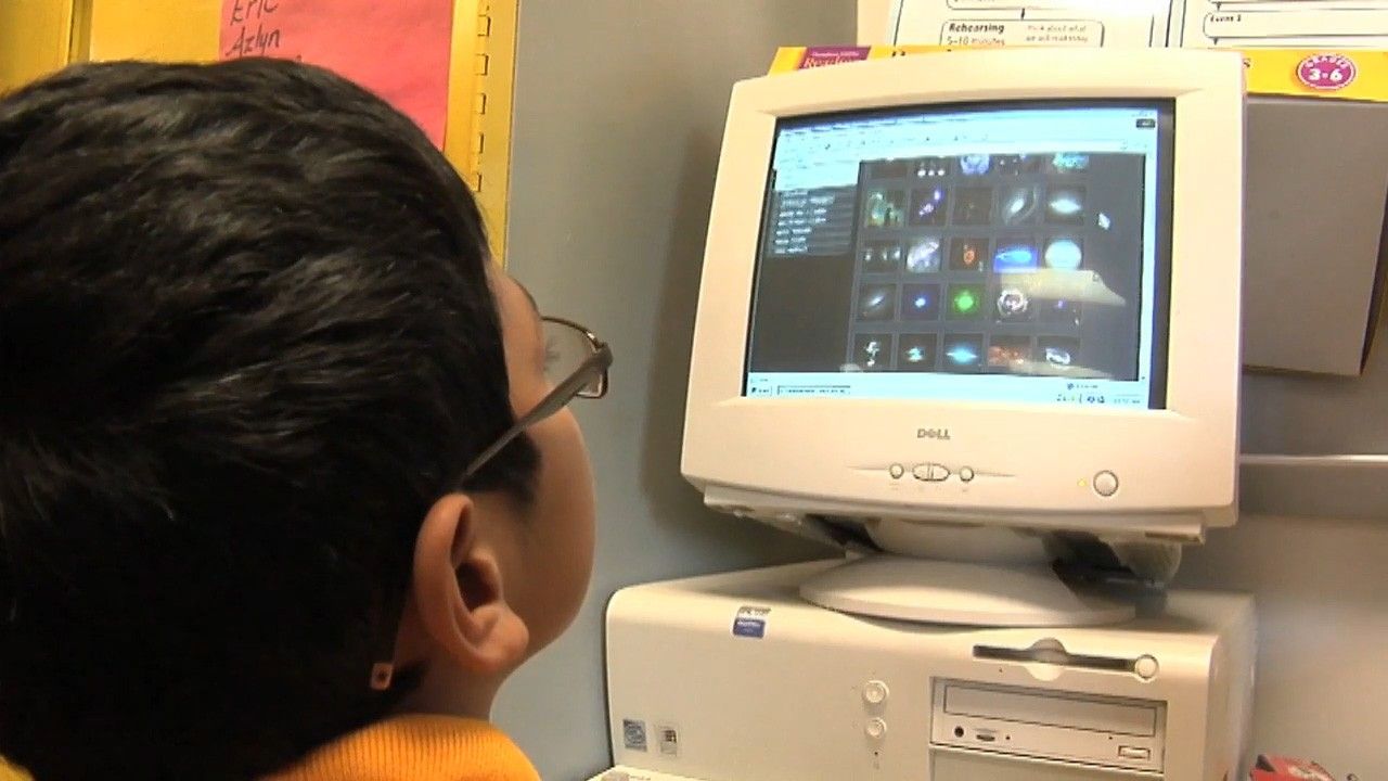 Hubble Images Inspire Student Creativity at Thurgood Marshall School