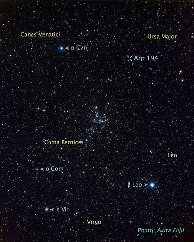 Constellation Region Near Arp 194