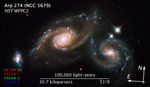 Compass and Scale Image of Arp 274