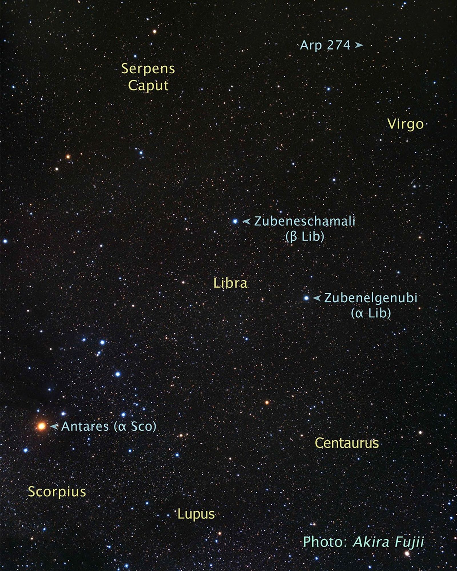Constellation Region around Arp 274