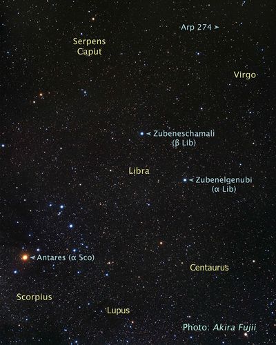 Constellation Region around Arp 274