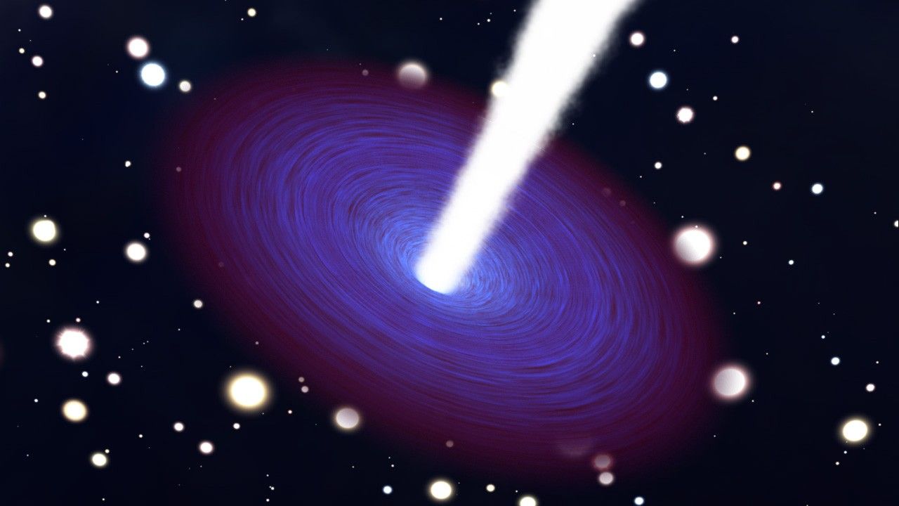 Active Galactic Nucleus Animation