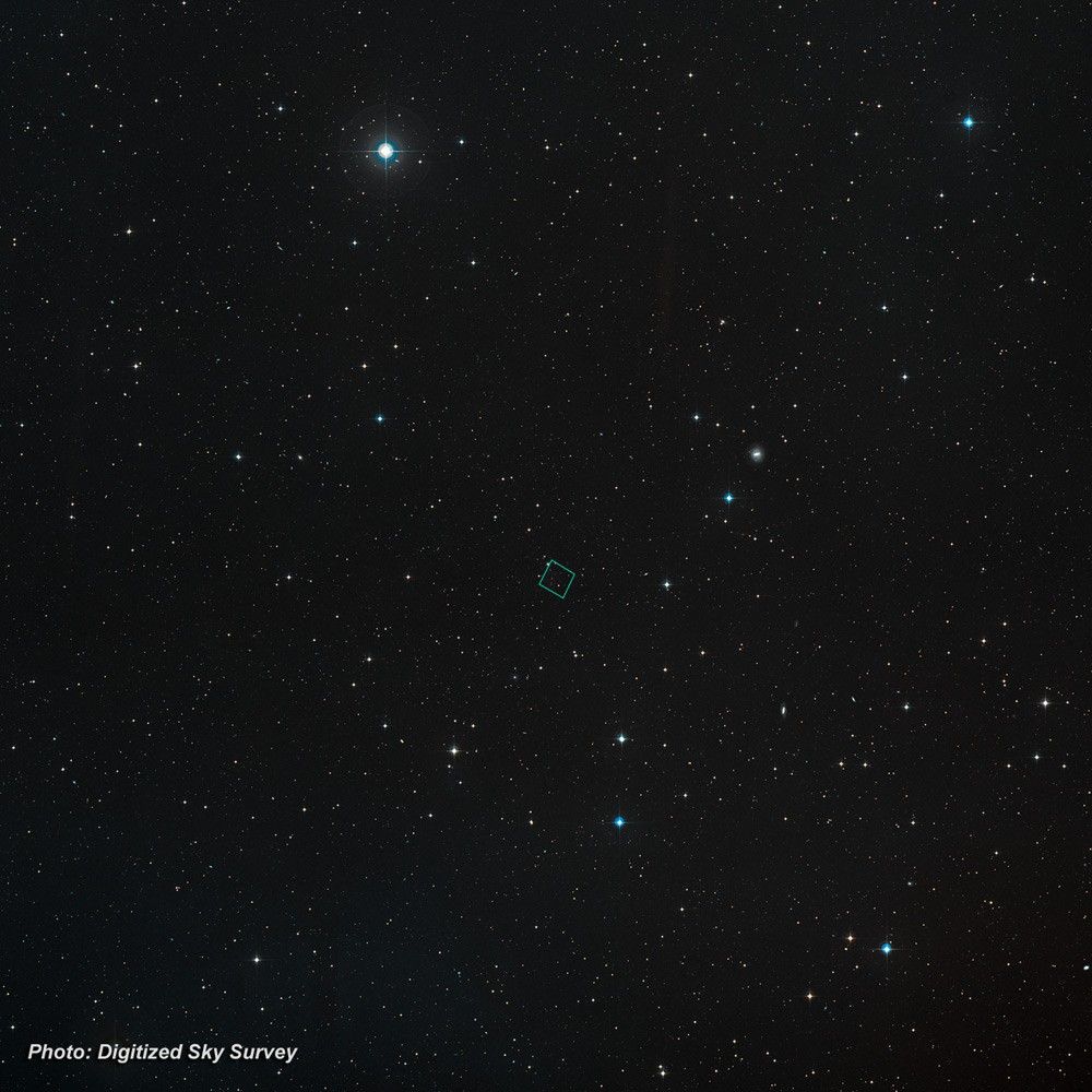 Cropped DSS Image of the Constellation Cetus