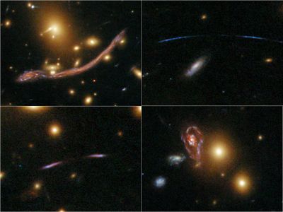 Details of the Hubble Abell 370 Image
