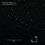 Compass and Scale Image of PKS 0405-123