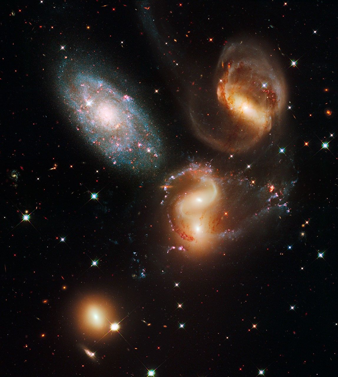 Galactic Wreckage in Stephan's Quintet