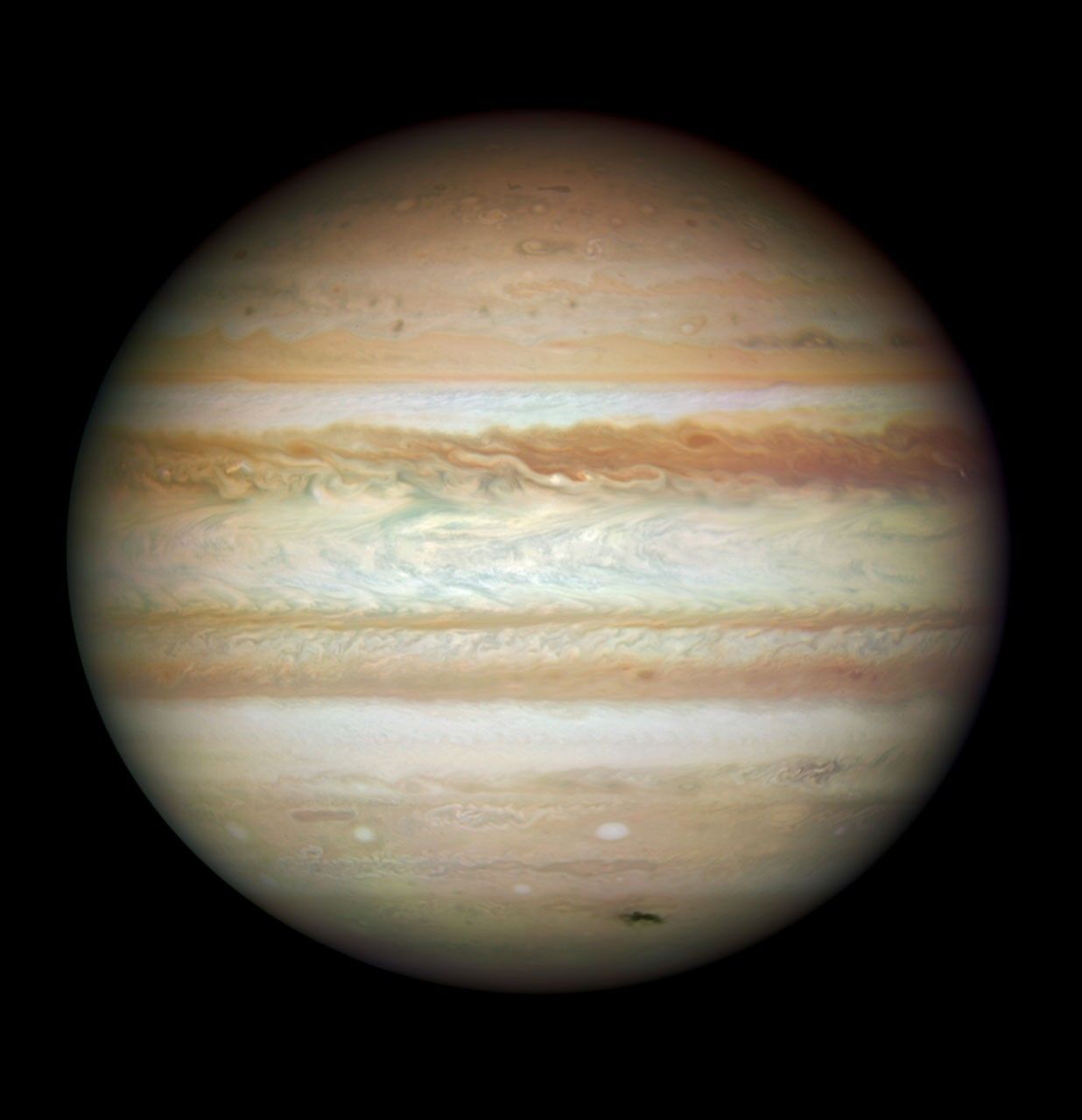 Collision Leaves Giant Jupiter Bruised