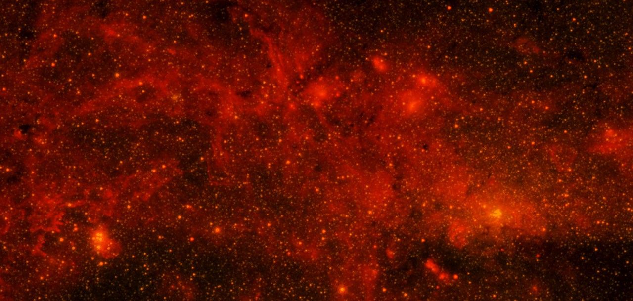 Galactic Center Region in Infrared from Spitzer