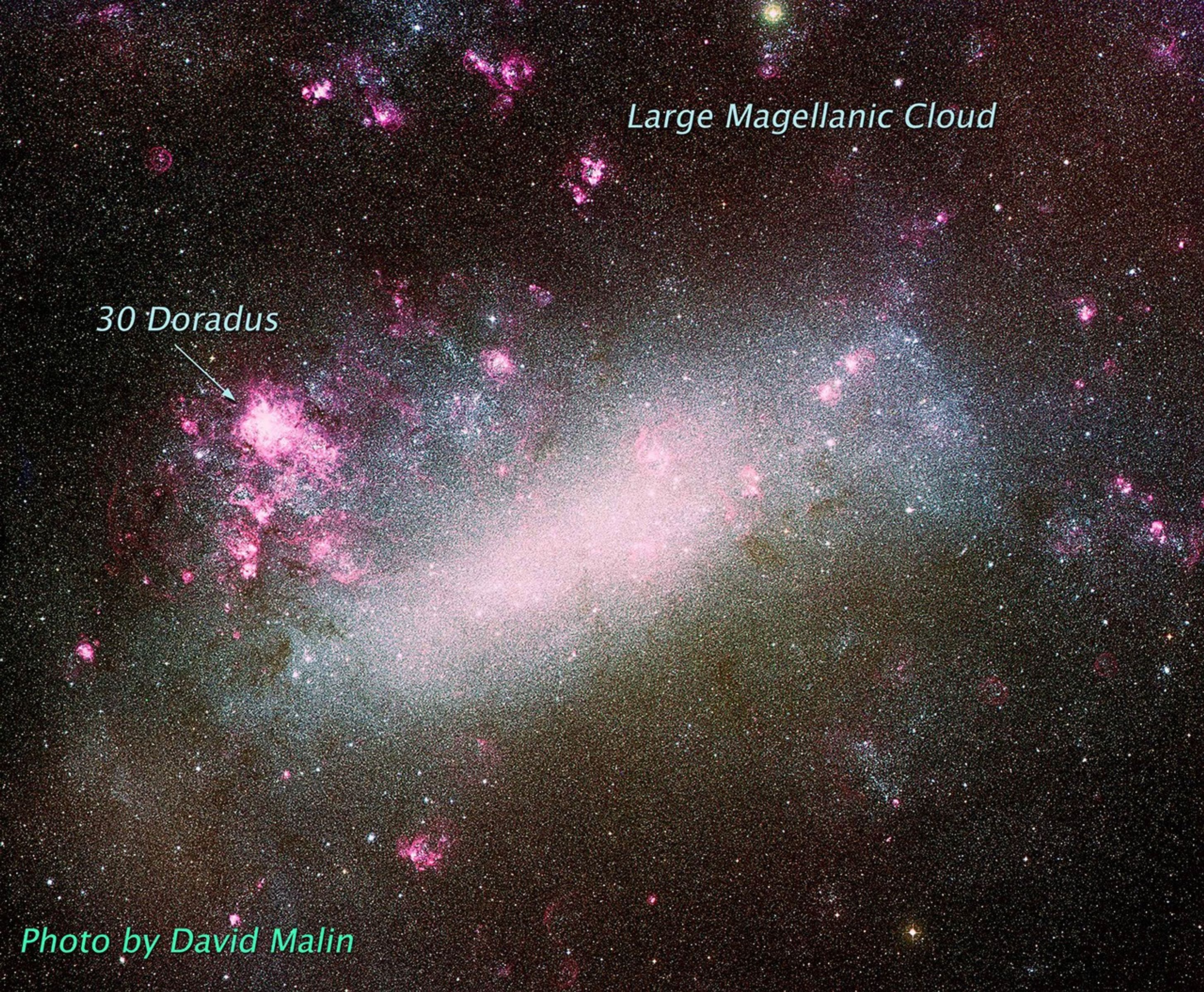 Ground Image of Large Magellanic Cloud