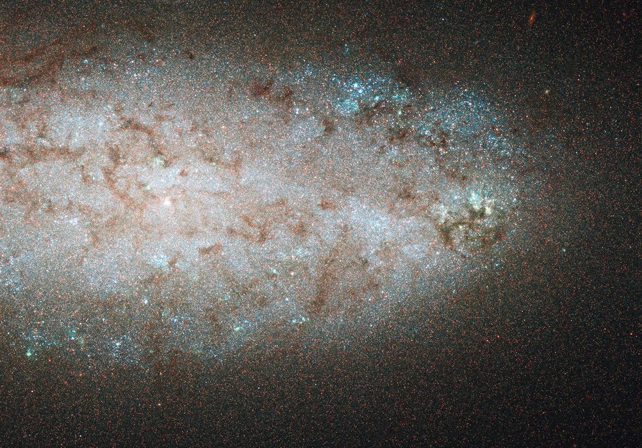 Star-Birth Party Almost Over in NGC 2976