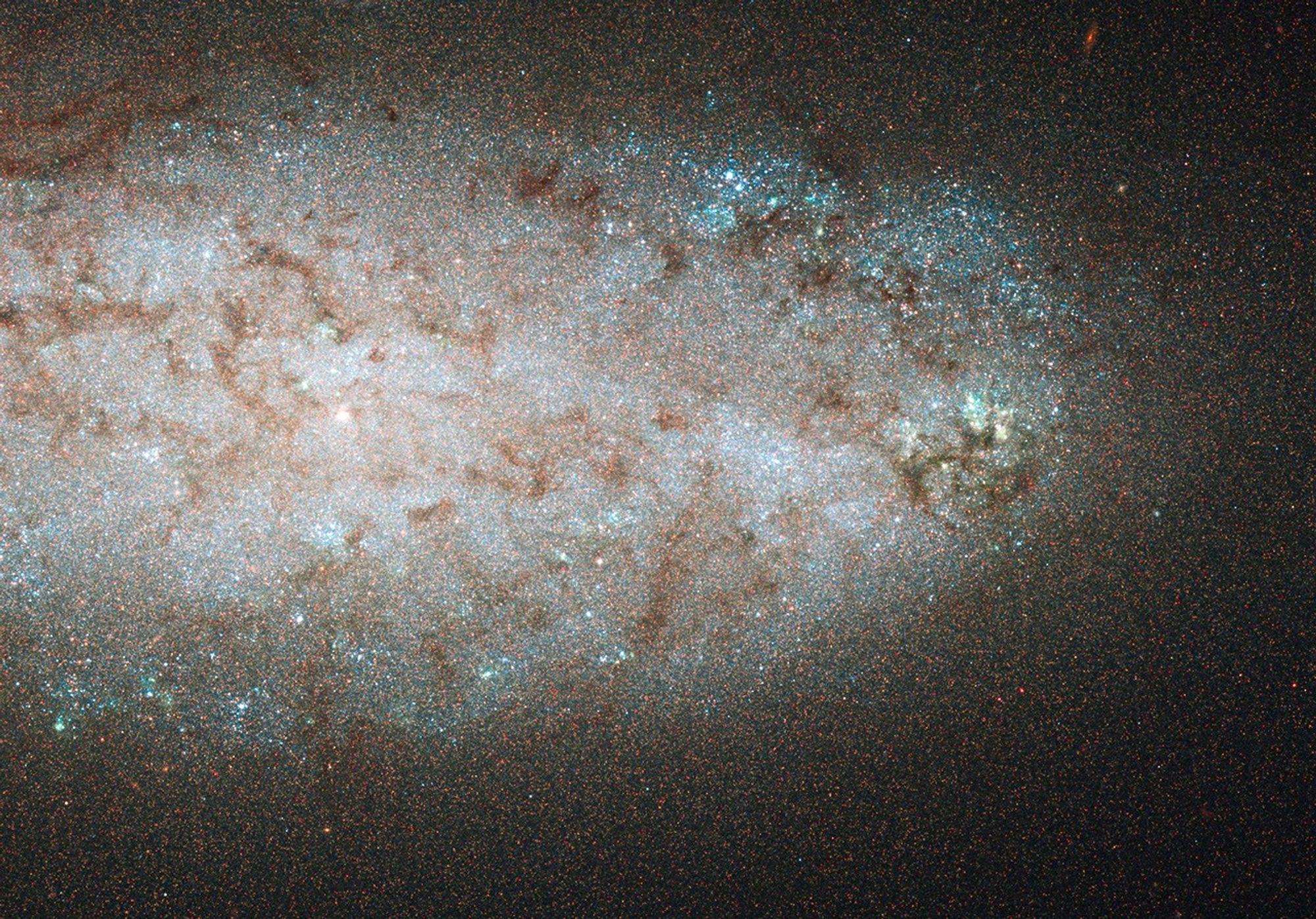 Star-Birth Party Almost Over in NGC 2976