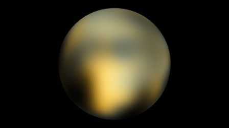 Photo-Mapped Pluto Globe