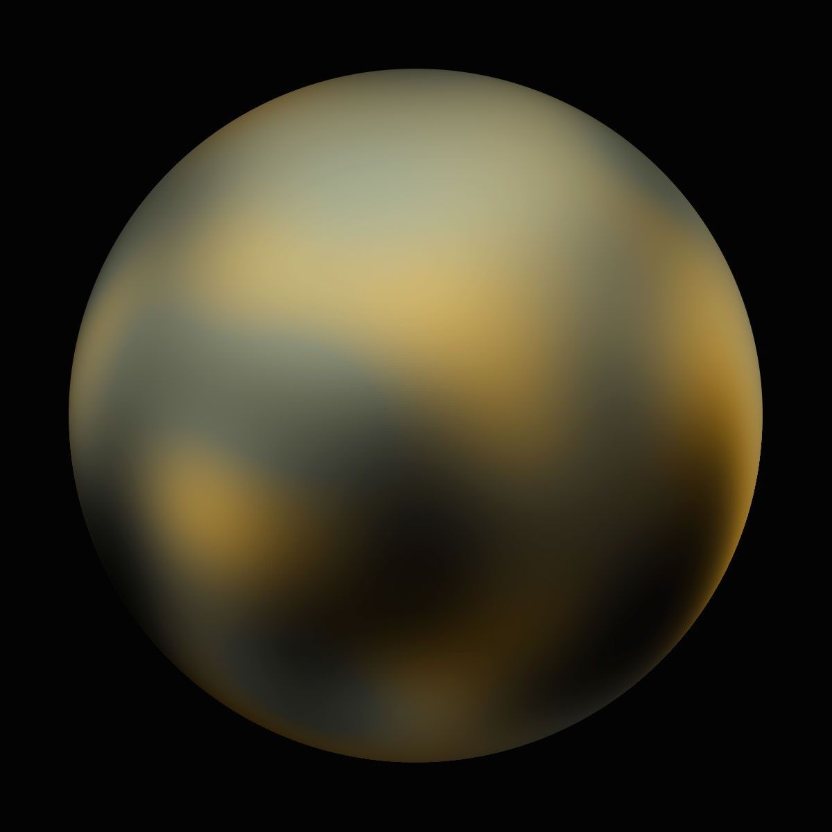 Pluto - HST - 90° Longitude