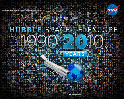 Hubble’s Commemorative 20th Anniversary Poster