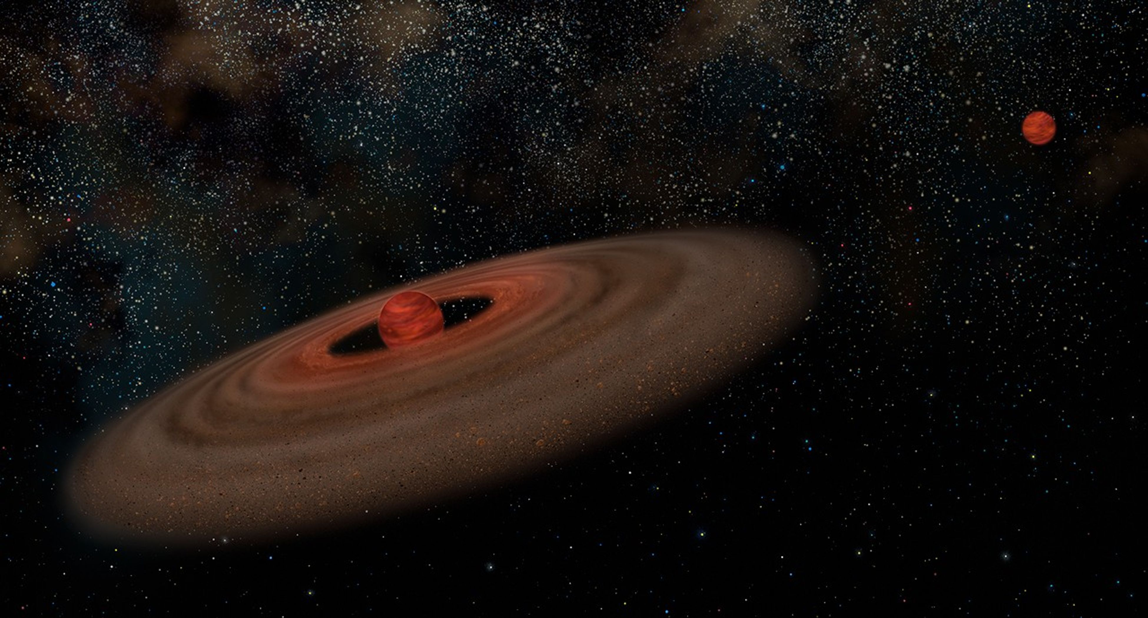 Binary System 2M J044144 (Artist's Concept)