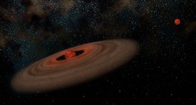 Binary System 2M J044144 (Artist’s Concept)
