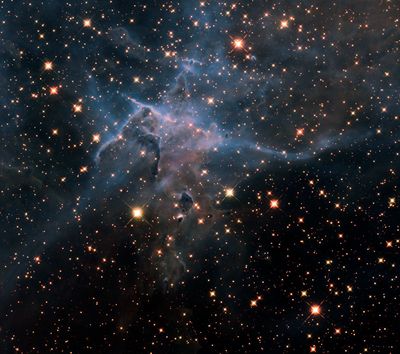 Hubble’s Wide View of ‘Mystic Mountain’ in Infrared