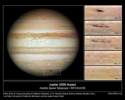 Jupiter Impact Scar is Going, Going, Gone