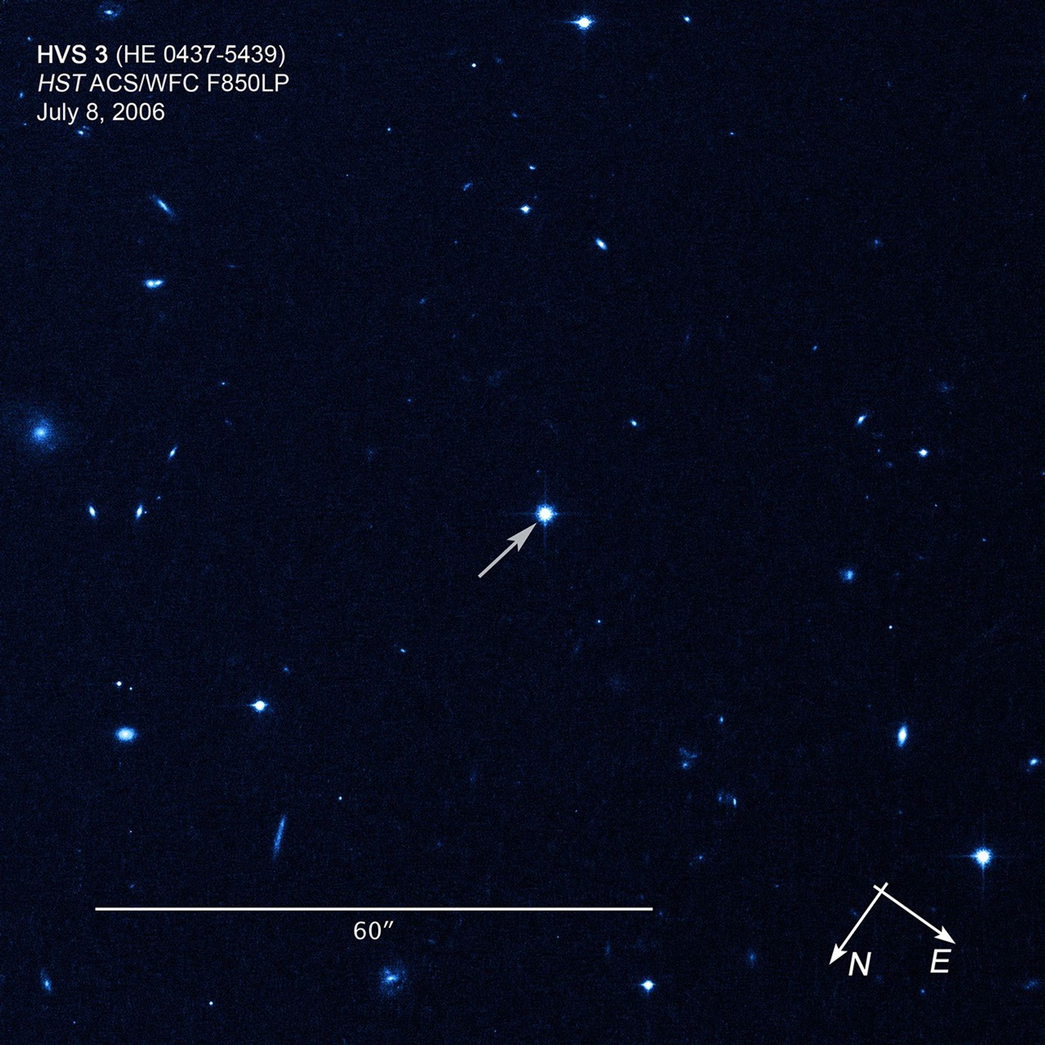 Hyperfast Star Was Booted from Milky Way - NASA Science
