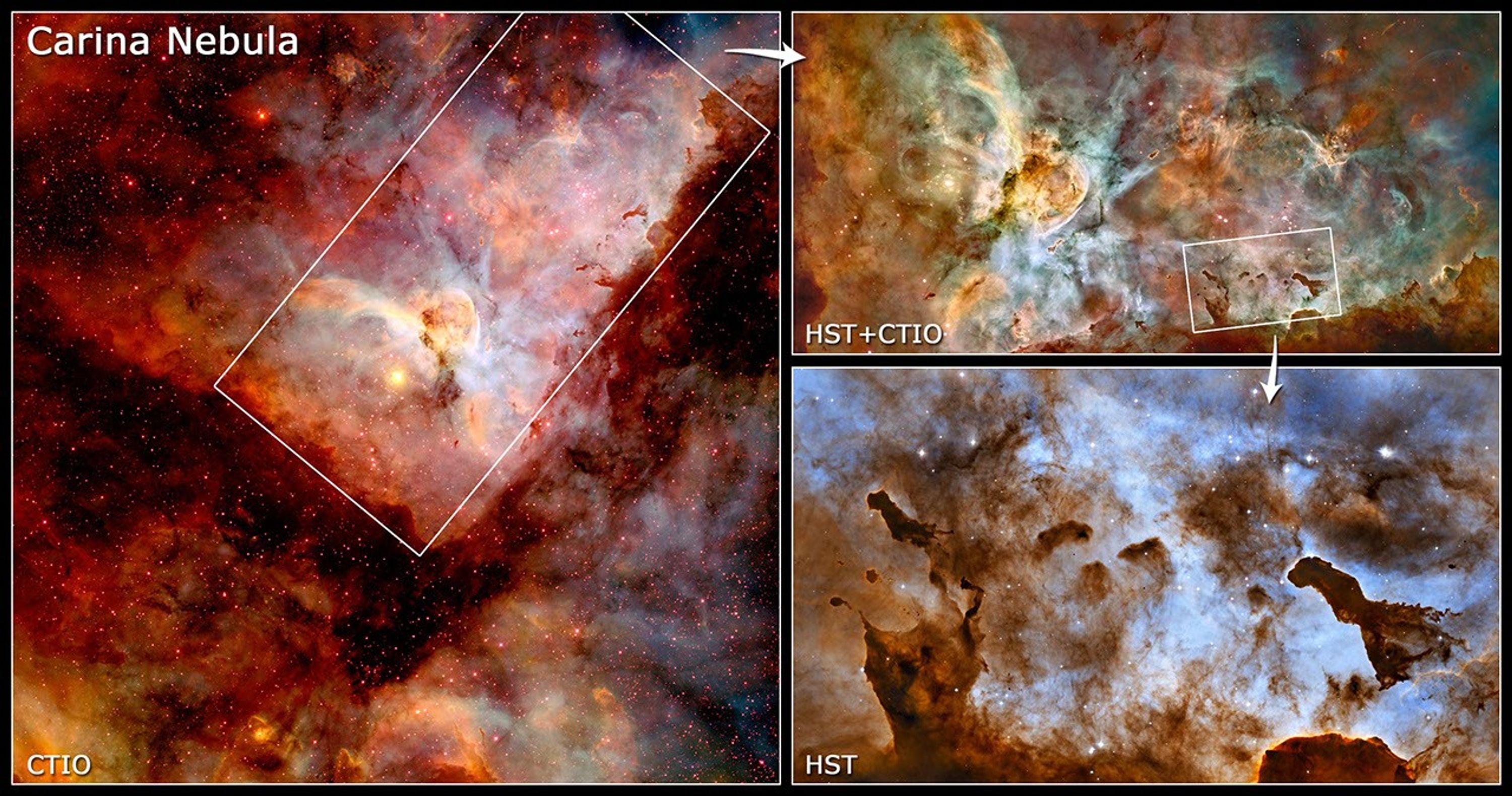 Carina Nebula Finder Image