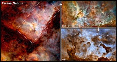 Carina Nebula Finder Image