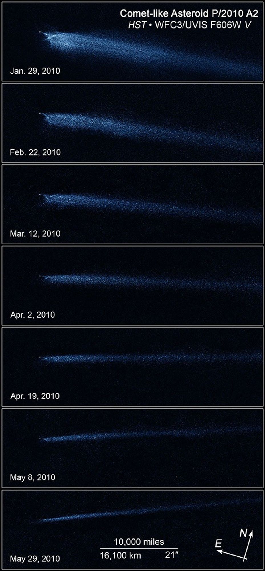 Hubble Captures Aftermath of Asteroid Collision - NASA Science