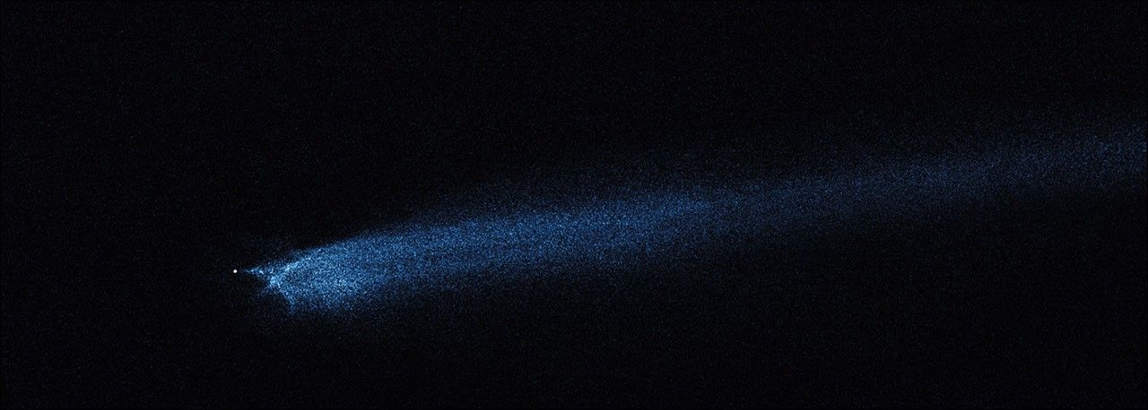Hubble WFC3 Image of P/2010 A2 (January 29, 2010)