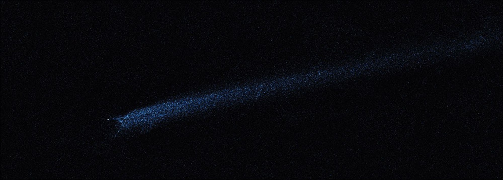 Hubble WFC3 Image of P/2010 A2 (March 12, 2010)