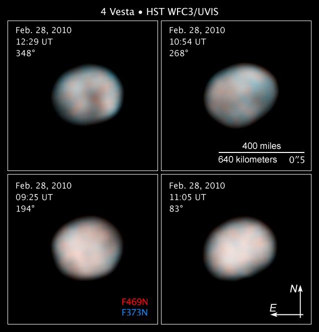 Compass and Scale Image for Vesta