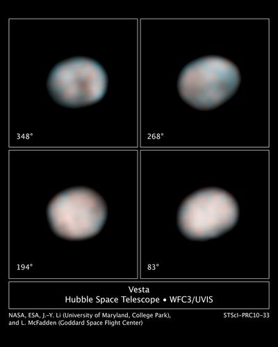 The Faces of Vesta