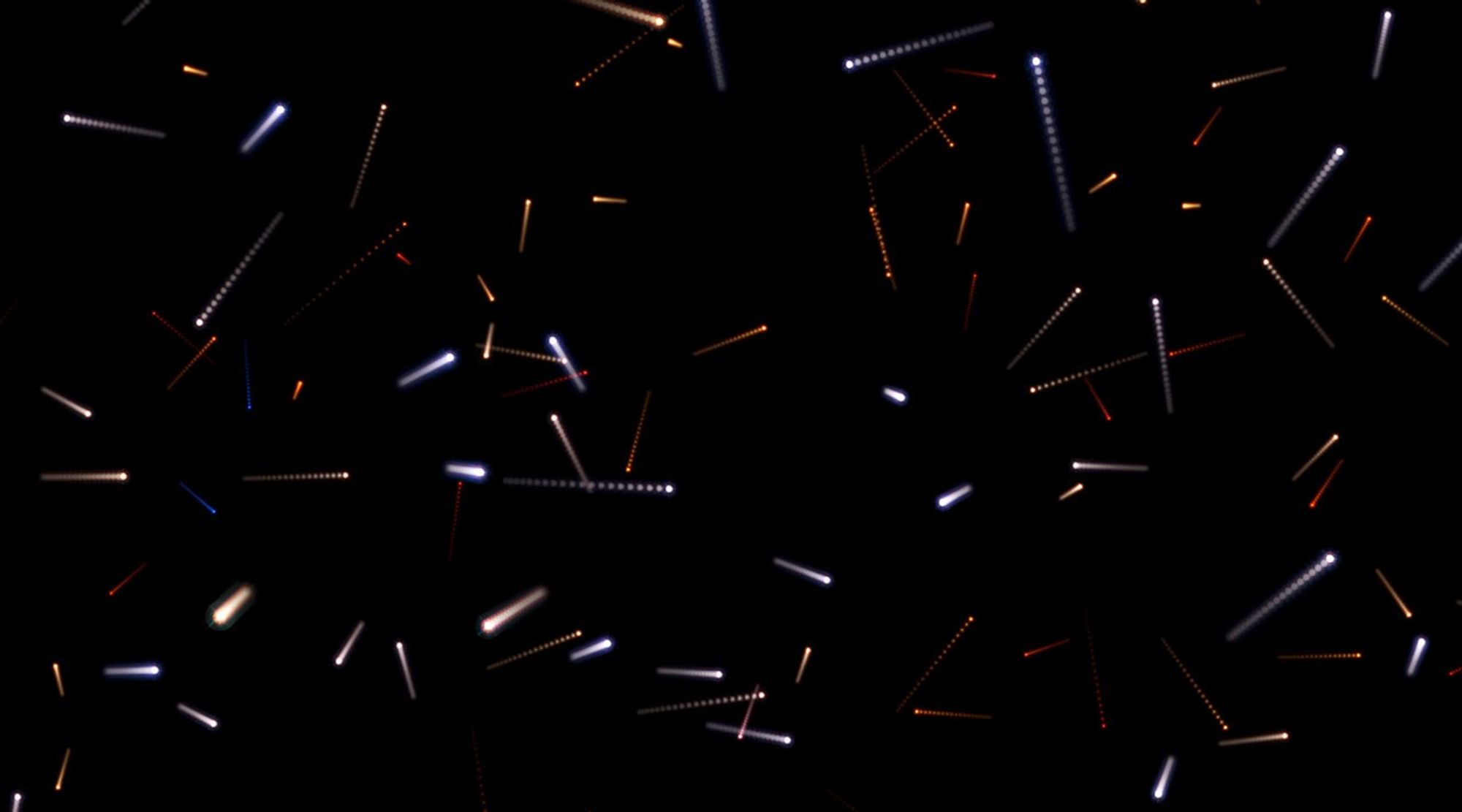 Illustration of Future Positions of Stars in Omega Centauri