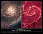 The Two-faced Whirlpool Galaxy
