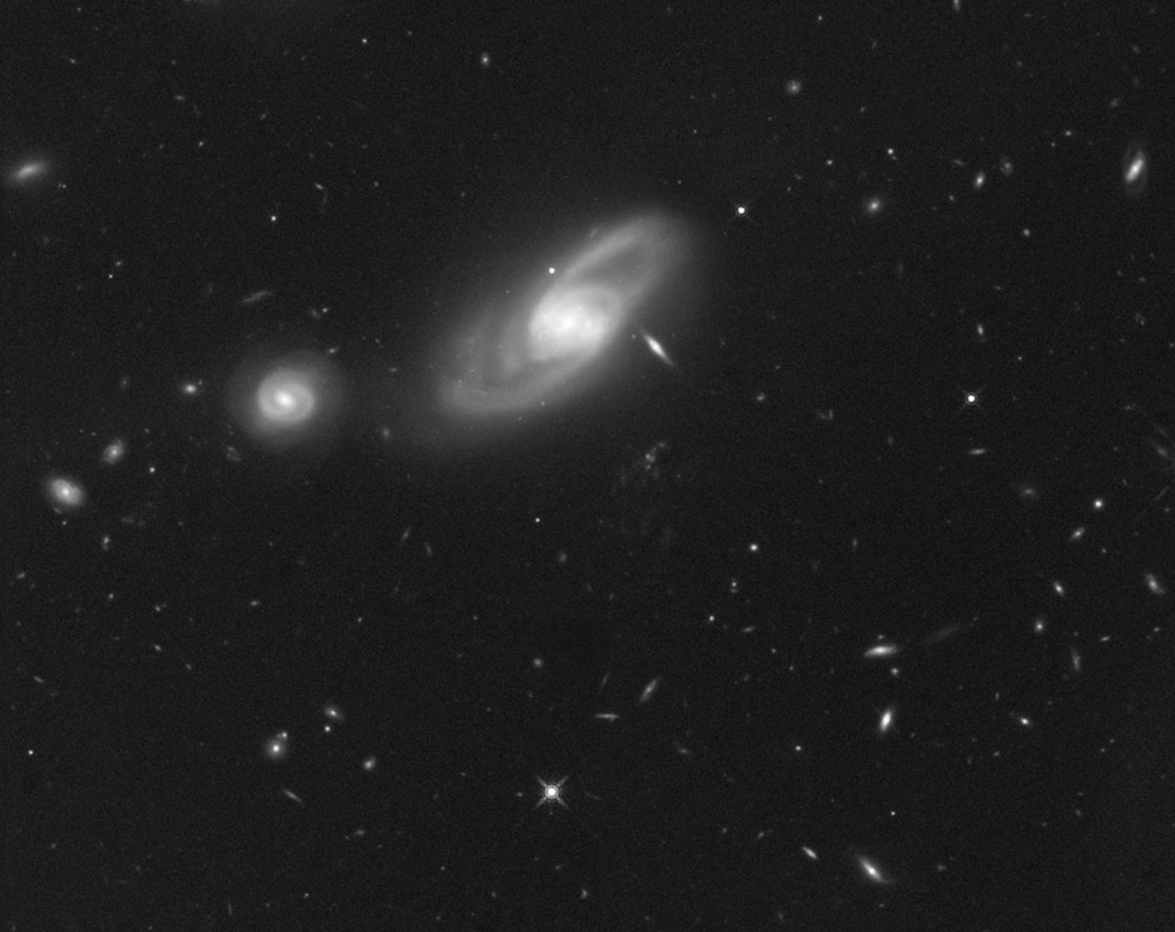 Hubble Infrared Image of Area Surrounding Hanny's Voorwerp