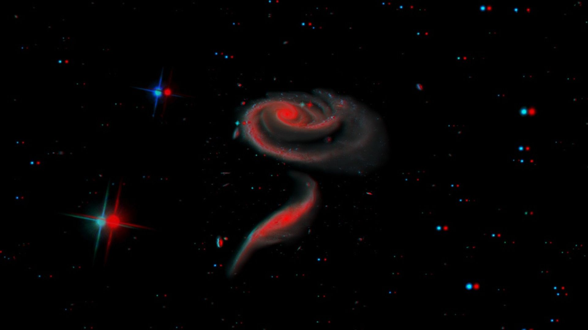 Stereo 3-D Rendezvous with Interacting Galaxies Arp 273