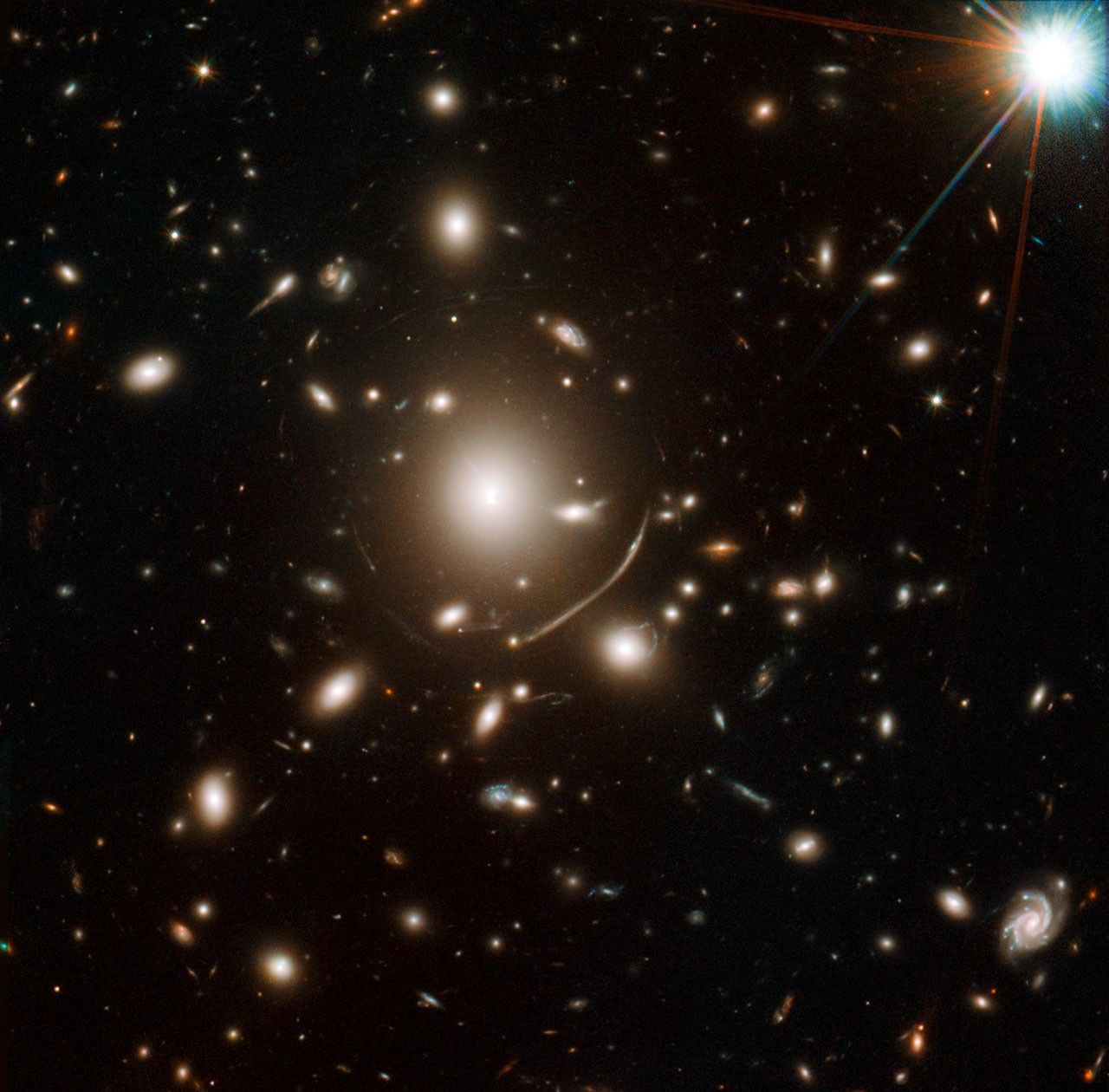 Lensing Galaxy Cluster Abell 383