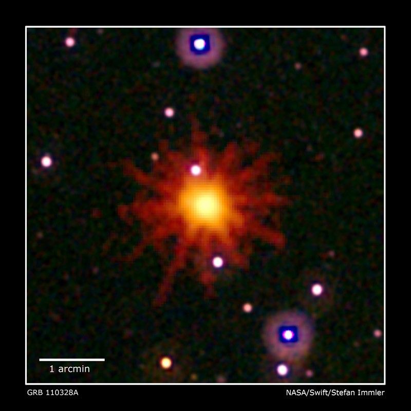 Swift Images of GRB 110328A