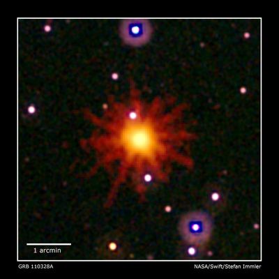 Swift Images of GRB 110328A