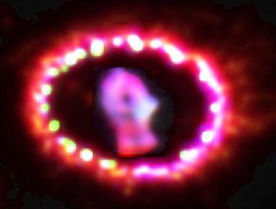 Supernova 1987A Debris Disk