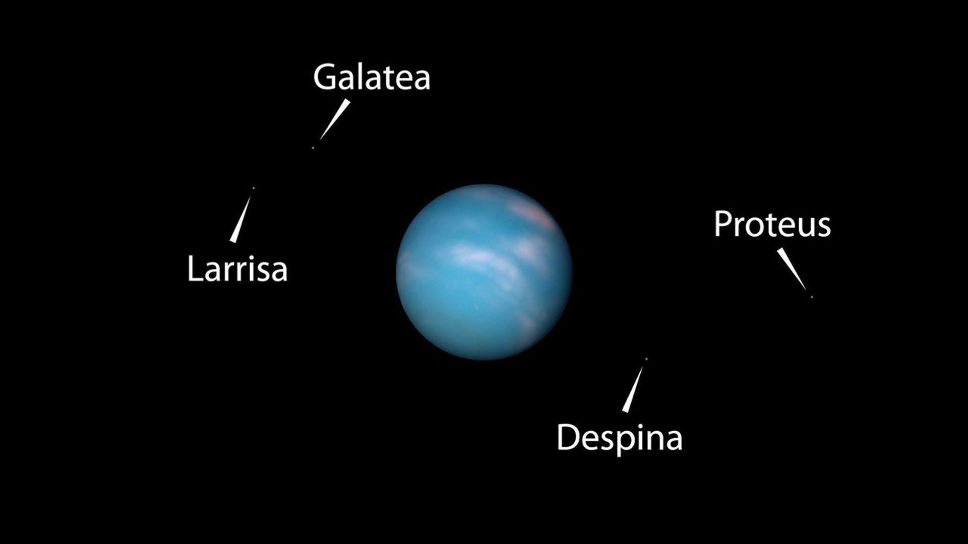 Hubble Observes Changes in Neptune's Atmosphere (Annotated)