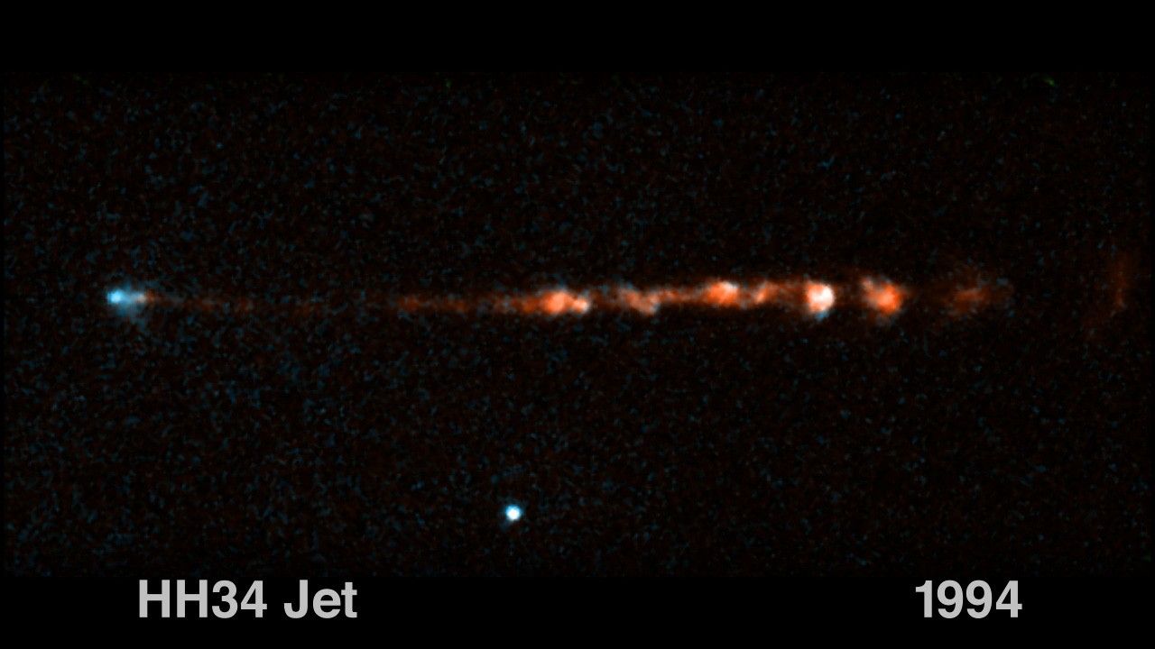 HH 34 Jet (Annotated)