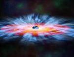Black Hole Outflow (Artist's Illustration)