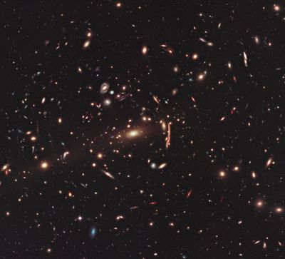 Gravitational Lens and Galaxy Cluster, MACS 1206